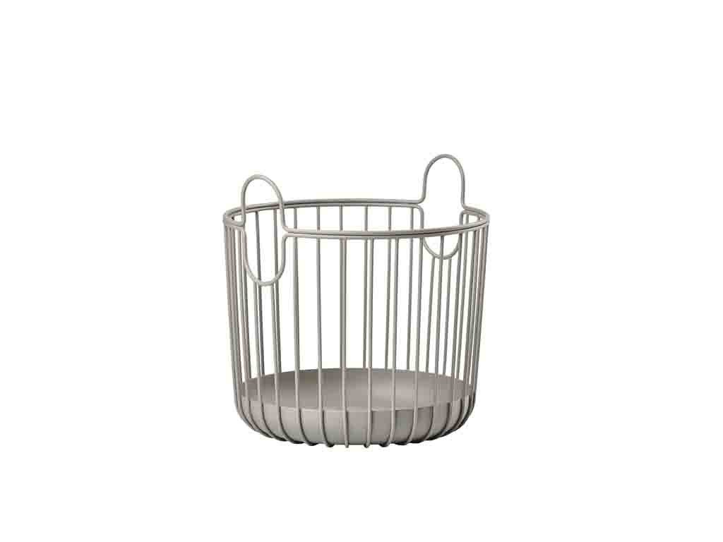 Zone Denmark Úložný kovový košík Inu Taupe 20x20 cm