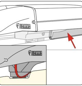 FIAMMA Sada ochrany proti dešti pro F40 Van Ford Custom L1/LHD