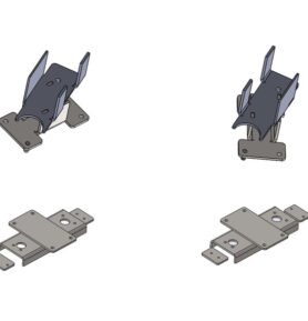 Adaptéry pro automatické podpěrné nohy Carbest pro Ford, Mercedes, Iveco, Renault Varianta: Mercedes Sprinter od roku 2018