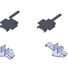 Adaptéry pro automatické podpěrné nohy Carbest pro Ford, Mercedes, Iveco, Renault Varianta: Ford transit od roku 2014