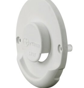 Vnější kryt komínu Truma ZR 80 - bílý