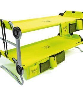 Disc-O-Bed Dětská patrová postel Kids-O-Bunk limetkově zelená, na lůžko max. 91 kg