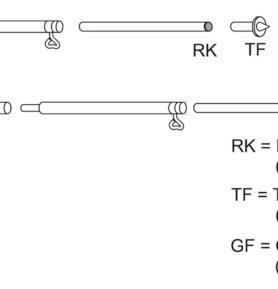 Piper Ocelová podpěra1,65-2,5