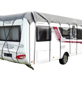 Ochranná střešní plachta Hindermann WINTERTIME na karavan nebo obytný vůz Rozměr: 650 x 300 cm