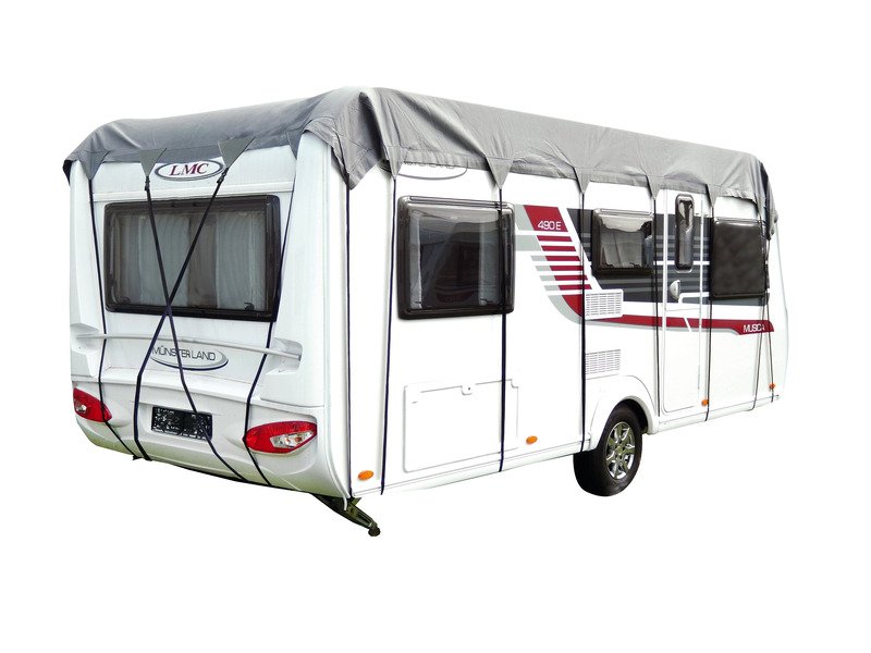 Ochranná střešní plachta Hindermann WINTERTIME na karavan nebo obytný vůz Rozměr: 800 x 300 cm