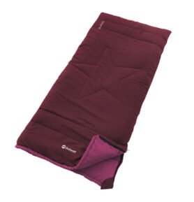 OUTWELL Dětský dekový spací pytel CHAMP, tmavě červená 150x70cm