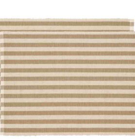 Södahl Bavlněné prostírání (sada 2 ks) 33x48 Statement Stripe Beige