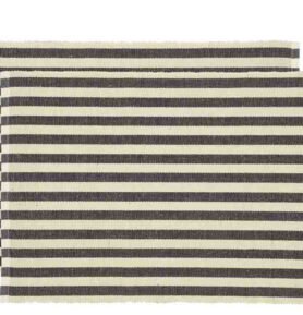 Södahl Bavlněné prostírání (sada 2 ks) 33x48 Statement Stripe Ash
