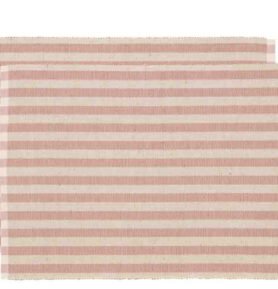 Södahl Bavlněné prostírání (sada 2 ks) 33x48 Statement Stripe Rose