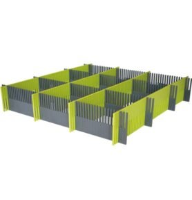 Úložné přihrádky Purvario - délka 330 mm, výška 60 mm Barva: Limetka/Antracit