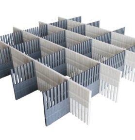 Úložné přihrádky Purvario - délka 330 mm, výška 60 mm Barva: Šedá/Antracit