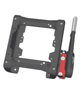 23tech GmbH Spuštění páky ruční brzdy.