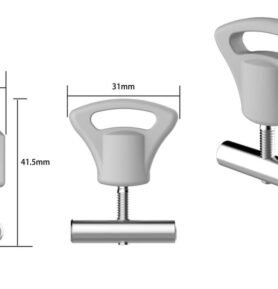 REIMO TENT Zajišťovací kus kederové lišty Ø 7 mm, 2 ks