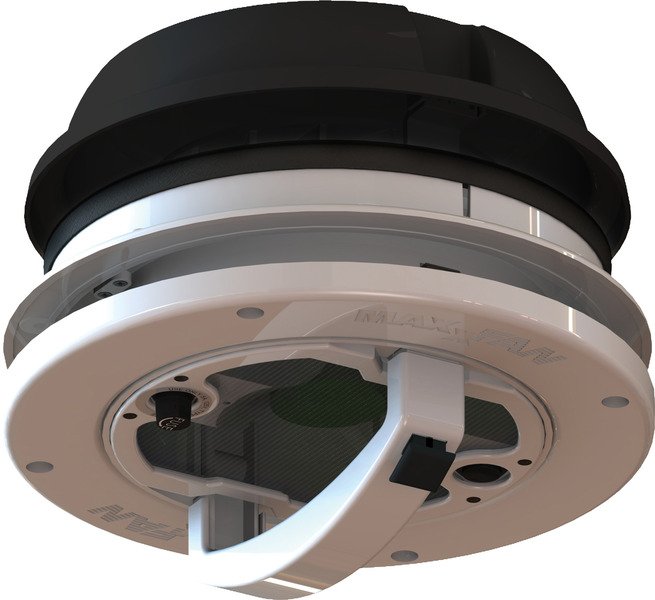 MaxxAir Střešní ventilátor Maxxfan Dome Plus v černé barvě