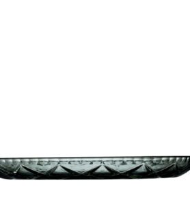 Lyngby Glas Skleněný okrouhlý tác Sorrento 30 cm Green