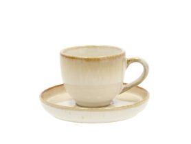 Bitz Espresso hrnek s podšálkem 7 cl Cream