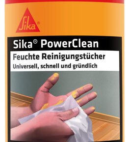 Čistící vlhčené ubrousky Sika PowerClean, box se 100 ubrousky