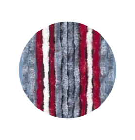 Arisol Fleecový závěs 56 x 185 cm, pro karavanové dveře - různé barevné provedení Barva: Šedý / červený / bílý