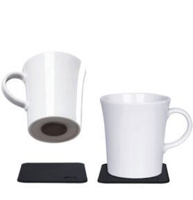 Magnetický porcelánový hrnek s rukojetí Silwy 2 ks