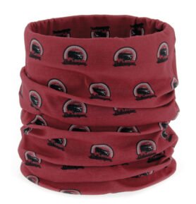 Multifunkční šála VW Collection Vintage Logo, červená, polyester