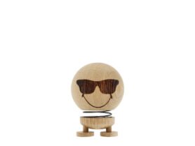 Figurka Hoptimist Smiley Cool M Neopracovaný dub