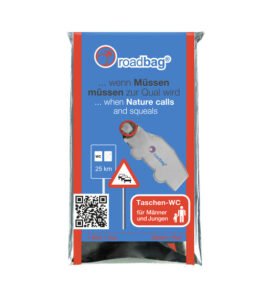 Kets Kapesní toaleta pro muže a chlapce - Roadbag®