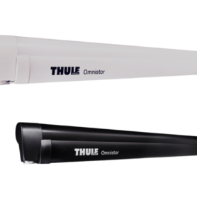 Markýza Thule Omnistor 5102 pro VW T5/T6 s C-lištou na vozidle Barva: Světle šedá