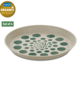 Sada 4 malých talířků KOZIOL MONSTERA DOT