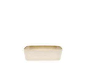Bitz Kameninová zapékací mísa 28x21 cm Cream/Cream