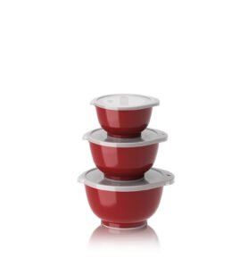 Rosti Sada kuchyňských mís Margrethe Mini 0,25+0,5+0,75L Red