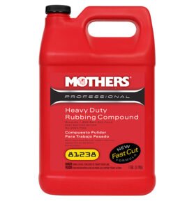 Mothers Polish Mothers Professional Heavy Duty Rubbing Compound - vysoce účinná profesionální brusná a leštící pasta (abrazivní leštěnka), 3,785 l