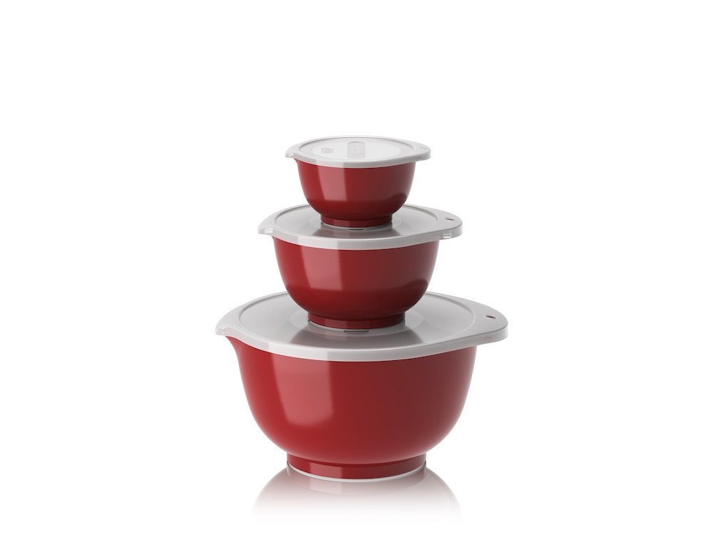 Rosti Sada kuchyňských mís 0,25+0,75+3L Red