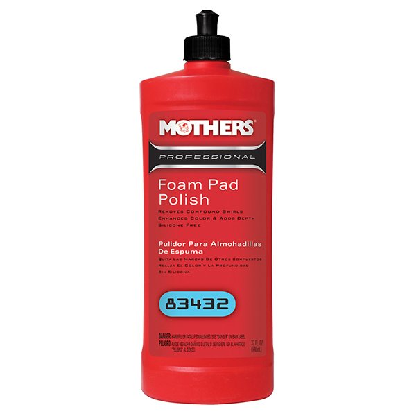 Mothers Polish Mothers Professional Foam Pad Polish - profesionální speciální leštěnka na pěnové kotouče, 946 ml