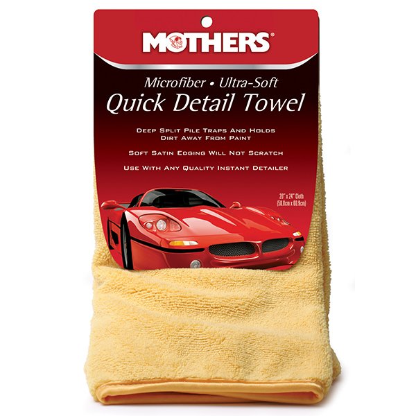 Mothers Polish Mothers Microfiber Ultra-Soft Quick Detail Towel - ultrajemný detailingový ručník, 50 x 60 cm