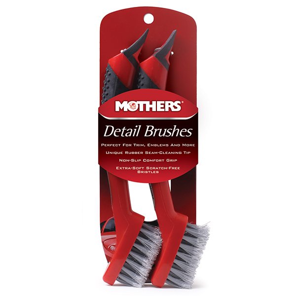 Mothers Polish Mothers Detail Brushes - detailingové kartáče pro špičkové detailery a perfekcionisty, 2 ks