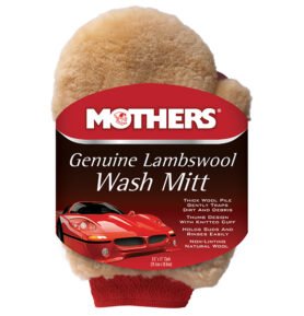 Mothers Polish Mothers Genuine Lambswoll Wash Mitt - oboustranná mycí rukavice z pravé jehněčí vlny