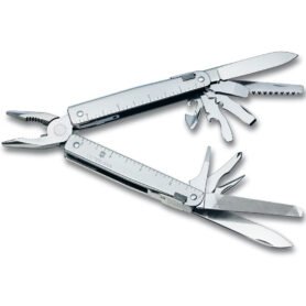 VICTORINOX kleště multifunkční SwissTool STŘÍBRNÉ v nylonovém pouzdře