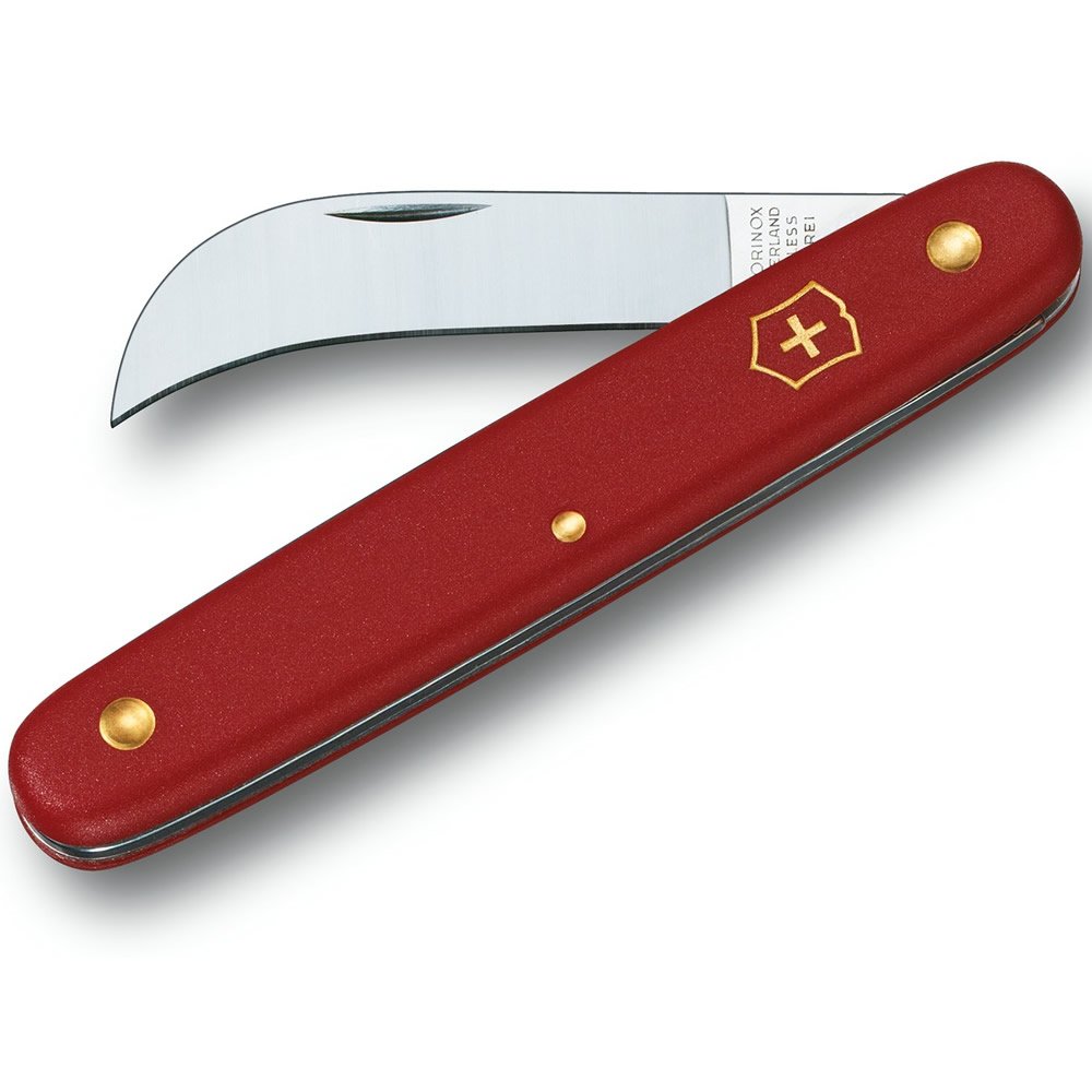 VICTORINOX nůž kapesní ZAHRADNICKÝ prořezávací ČERVENÝ
