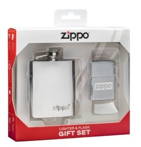 Zapalovač a placatka 3oz ZIPPO dárkové balení
