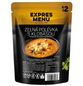 EXPRES MENU Zelná polévka s klobásou (2 porce 600g)