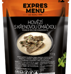 EXPRES MENU Hovězí s křenovou omáčkou (1porce 300g)