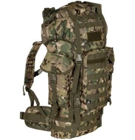 MFH batoh bojový MOLLE 65l polstrovaný + ALU výztuha OPERATION CAMO