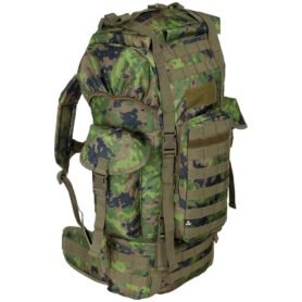 MFH batoh bojový MOLLE 65l polstrovaný + ALU výztuha finský M05 tarn