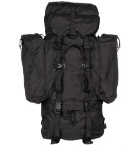 MFH batoh ALPIN 110L 2 postranní odepínací kapsy ČERNÝ