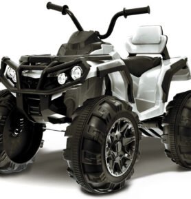 Ramiz Elektrická čtyřkolka BDM, 2.4GHz, EVA kola bílá