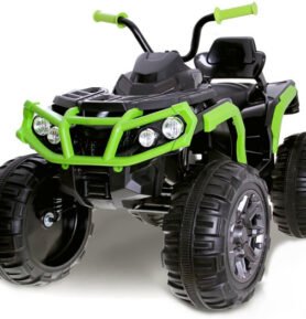 Ramiz Elektrická čtyřkolka BDM, 2.4GHz, EVA kola černo-zelená