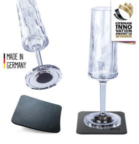 Magnetické sklenice na šampaňské Silwy 2ks