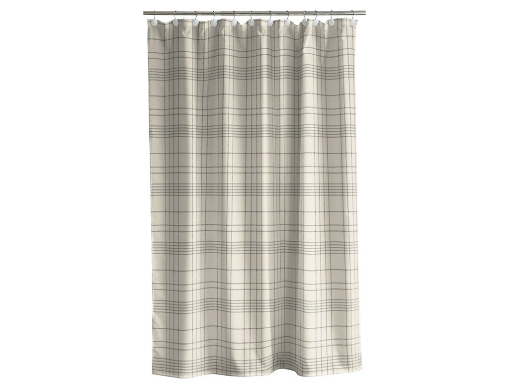 Södahl Sprchový závěs 180x200 Tartan Offwhite