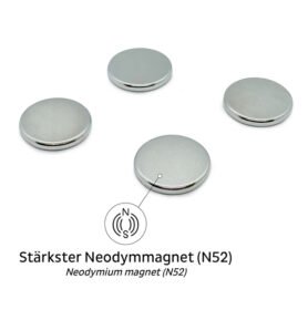 Magnetická podložka Silwy POWER, sada 4 kusů Varianta: Bílá