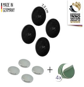 Magnetická podložka Silwy POWER, sada 4 kusů Varianta: Černé
